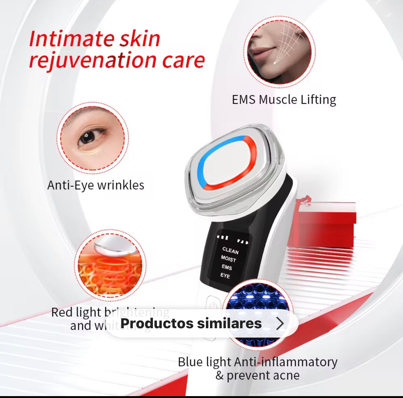 Masajeador facial Antienvejecimiento